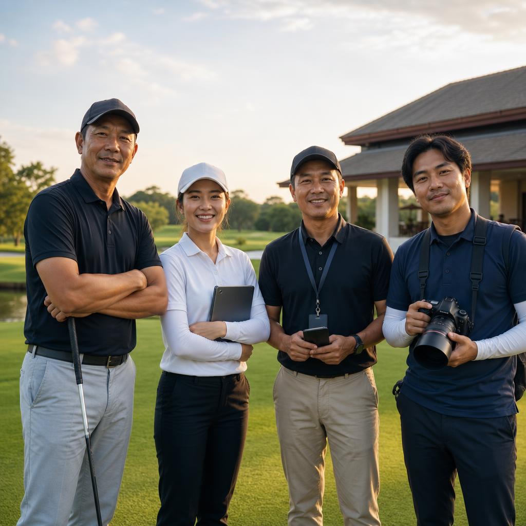 Thai golf professionals across career paths